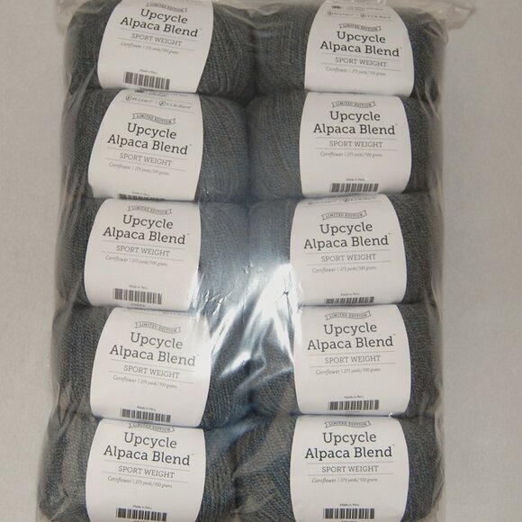 Knit Picks Other - Cornflower Green, Sport Wt #2, Upcycle Alpaca Blend Yarn, 10-Pack